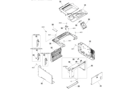 Панель управления T6B60-60002 G3Q74-60103 для HP LJ Pro M227fdw/ M230fdw/M281fdw