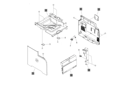 Передняя дверца RM1-8064 для HP LaserJet Pro Color MFP M375/ M475