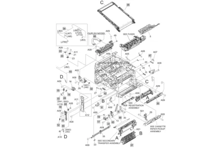 Переключатель питания RM1-5697 для HP Color LaserJet CM3530/ CP3525