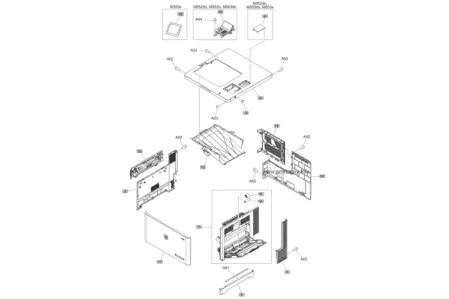 Панель управления RM2-7180 для HP Color LaserJet Enterprise M552dn/ M553n/ M553dn