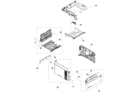 Шлейф панели управления HP™ LJ M428/M429/M329, 24pin(0.5), 600mm, W1A30-60101-CN
