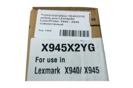 Тонер-картридж X945X2YG yellow для LEXMARK LaserPrinter X940 / X945 совместимый