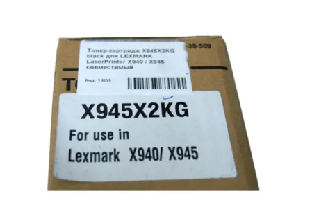 Тонер-картридж X945X2KG black для LEXMARK LaserPrinter X940 / X945 совместимый