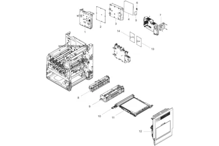 Плата печи JC44-00211E для HP Color LaserJet Managed MFP E77422/ E77428/ E78223/ E78228