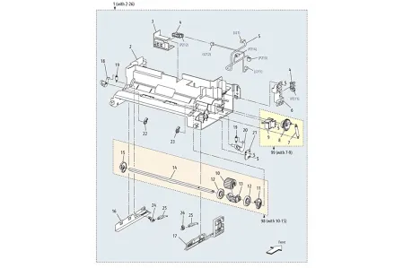 Узел подачи обходного лотка 801K47622 | 801K79960 для Xerox Phaser 6600/ WC 6605