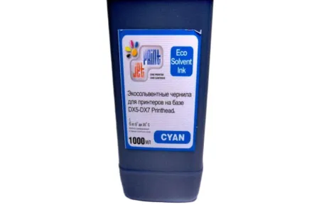 Эко Сольвентные чернила ( Eco solvent ) 1000мл Cyan