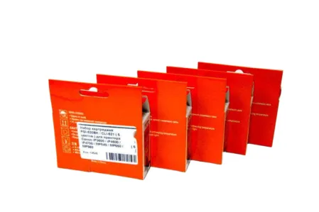 Набор картриджей PGI-520BK / CLI-521 ( 5 цветов ) для принтера Canon iP3600 / iP4600 / iP4700 / MP540 / MP550 совместимый