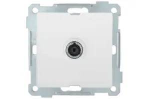 Розетка телевизионная, EAB11-K01 (брутто 0.05 кг) цв.белый