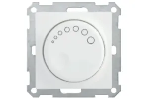 Светорегулятор поворотный с индикатором, EDB11-0600-K01 (брутто 0.125 кг) цв.белый