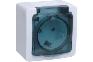 Розетка ERMP12-K03-16-54-EC, цвет дымчатый, шт ERMP12-K03-16-54-EC для моделей iek