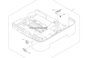 Лоток для бумаги LY2567001 для Brother HL-2230/ HL-2240/ HL-2242D/ HL-2250DN/ HL-2270DW