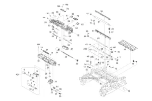 Подшипник правый вала регистрации 302HS24120 для Kyocera Mita FS-1135MFP/ ECOSYS M2030dn