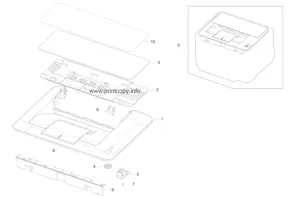 Cover Top COVER-LED для Samsung CLP310 Cover Top COVER-LED для Samsung CLP310N Cover Top COVER-LED JC63-01580A для моделей Samsung CLP310