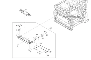 Емкость для отработанного тонера WT-860 | 1902LC0UN0 для Kyocera ECOSYS FSC8600DN/ FSC8650DN