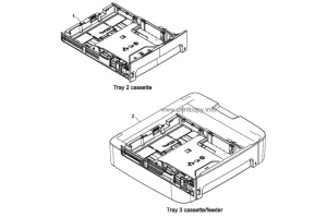 Дополнительная 250-лист. кассета (лоток 3,4) Q7556-67901 для HP LaserJet M2727/ 3390/ 3392