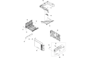 Covers, M426 and M427 Door, cartridge assembly (NFC models M426/M427) для HP LaserJet M402 Pro Cove RM2-5435-000CN для моделей HP LaserJet M402 Pro