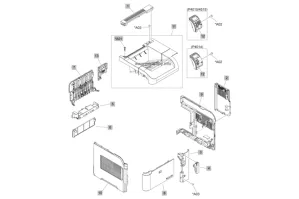 RM1-4531-000CN Face-up tray assembly (P4015/P4515)    RM1-4531-000CN для HP моделей LaserJet P4014n