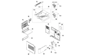 Крышка верхняя HP LJ M602/M603 (RM1-8394)