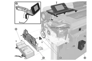 Датчик крышки F9A30-80245 | F9A30-67047 для HP DesignJet T830/ T650/ T250