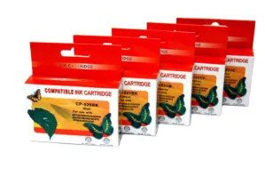 Набор картриджей PGI-520BK / CLI-521 ( 5 цветов ) для принтера Canon iP3600 / iP4600 / iP4700 / MP540 / MP550 совместимый